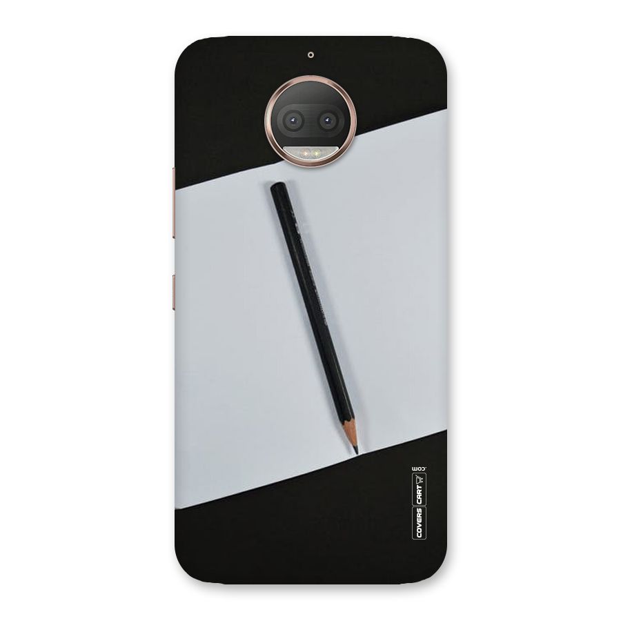 Write Your Thoughts Back Case for Moto G5s Plus