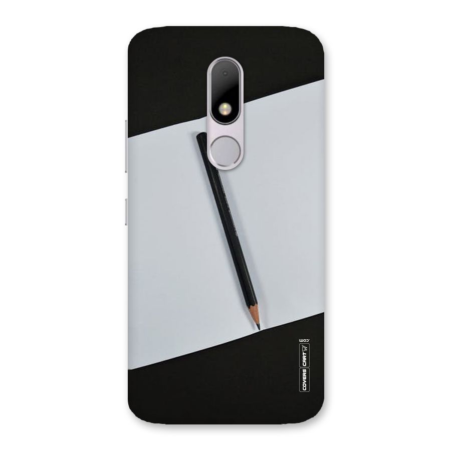 Write Your Thoughts Back Case for Moto M