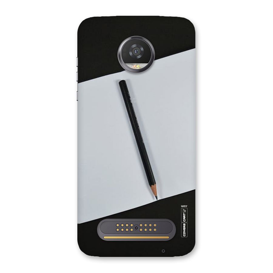 Write Your Thoughts Back Case for Moto Z2 Play