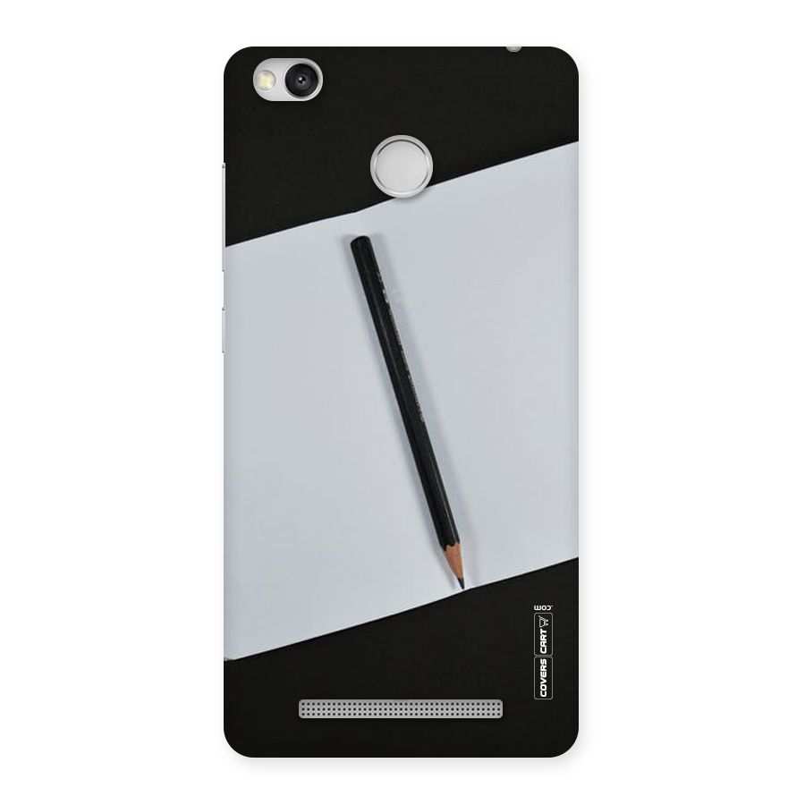 Write Your Thoughts Back Case for Redmi 3S Prime