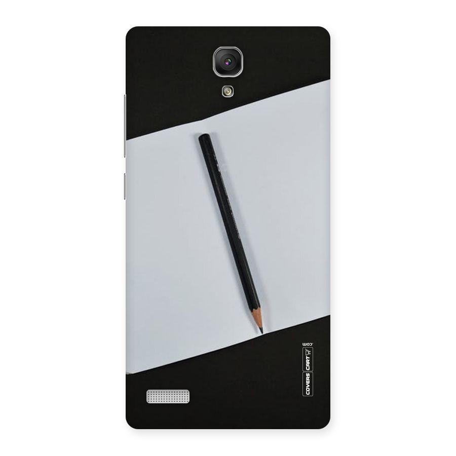 Write Your Thoughts Back Case for Redmi Note