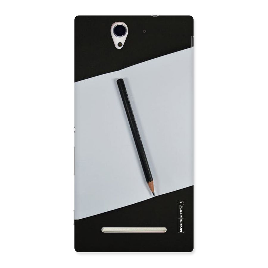 Write Your Thoughts Back Case for Sony Xperia C3