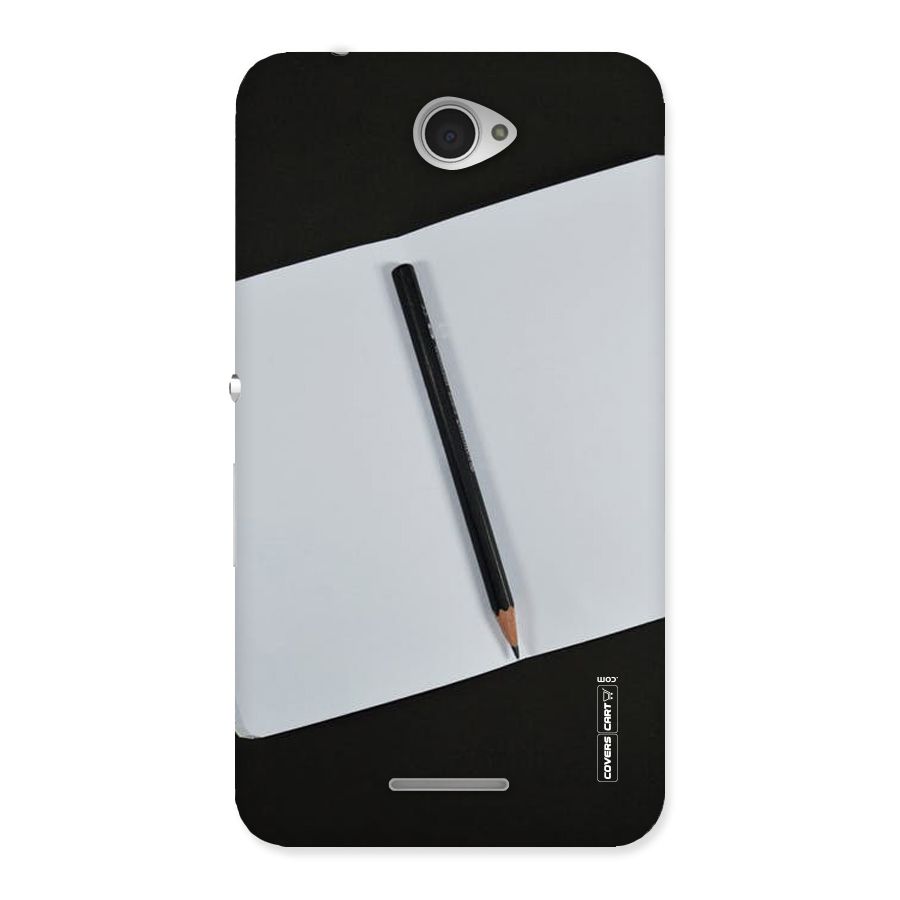 Write Your Thoughts Back Case for Sony Xperia E4