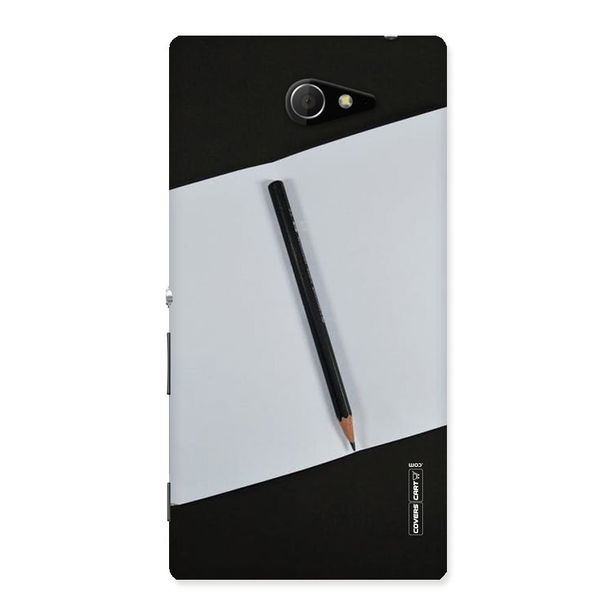 Write Your Thoughts Back Case for Sony Xperia M2