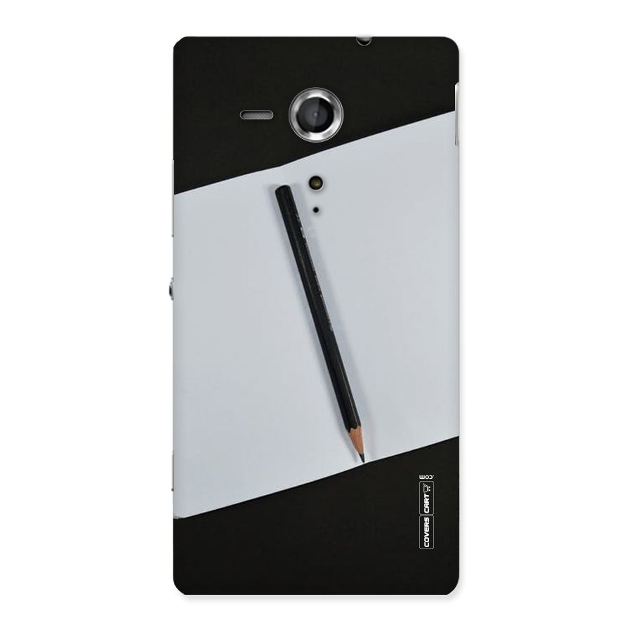 Write Your Thoughts Back Case for Sony Xperia SP