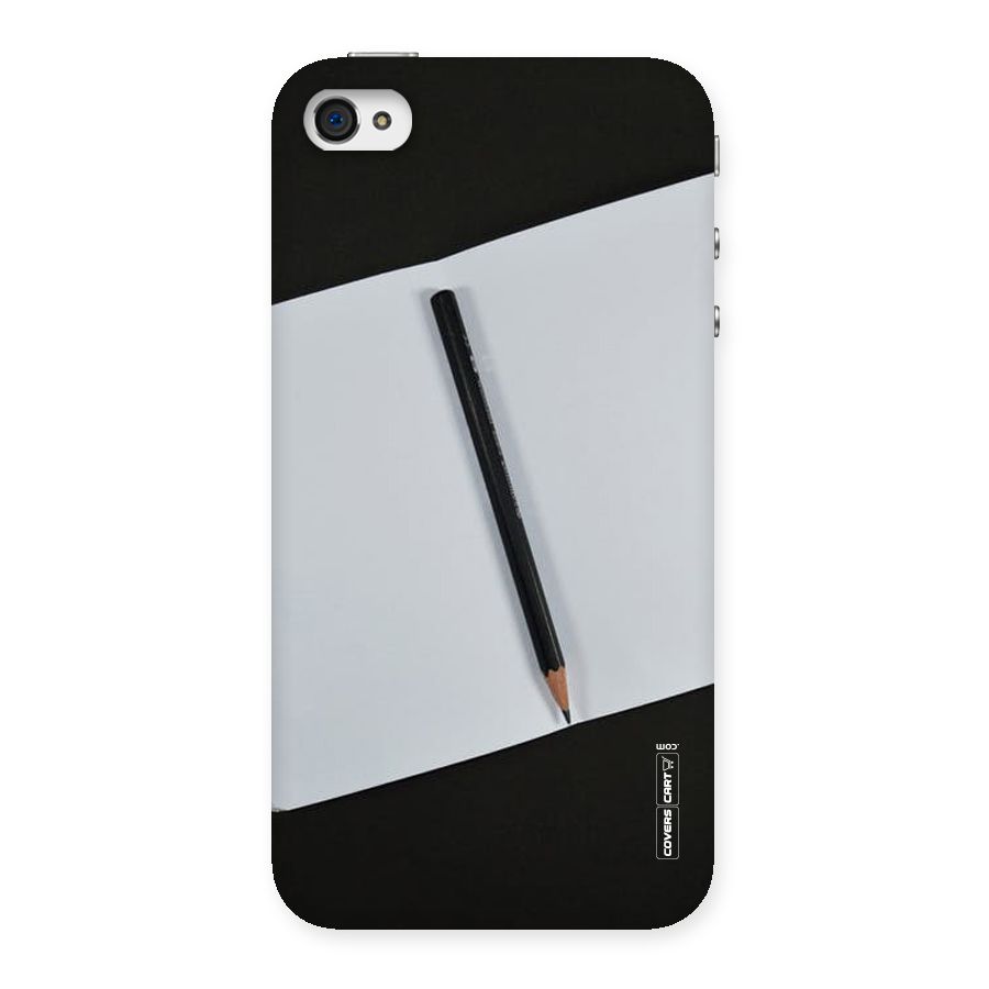 Write Your Thoughts Back Case for iPhone 4 4s