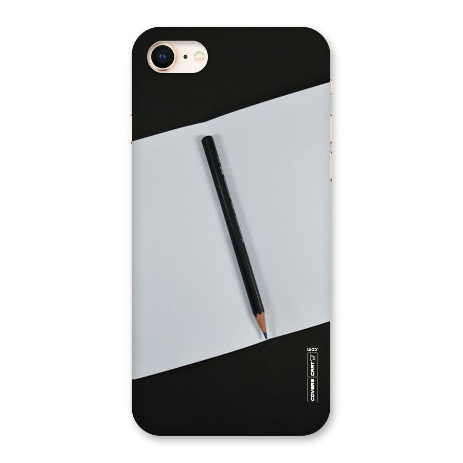 Write Your Thoughts Back Case for iPhone 8