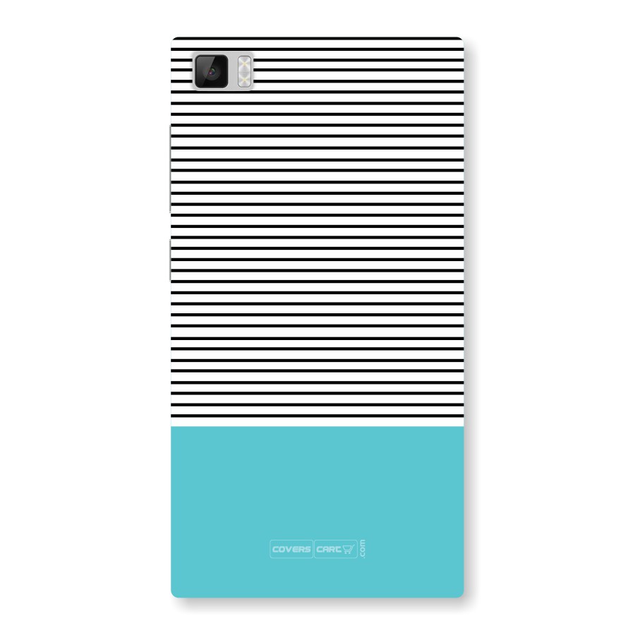 Deep Sky Blue Stripes Back Case for Xiaomi Mi3