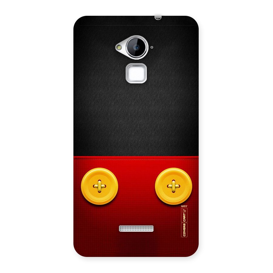 Yellow Button Back Case for Coolpad Note 3