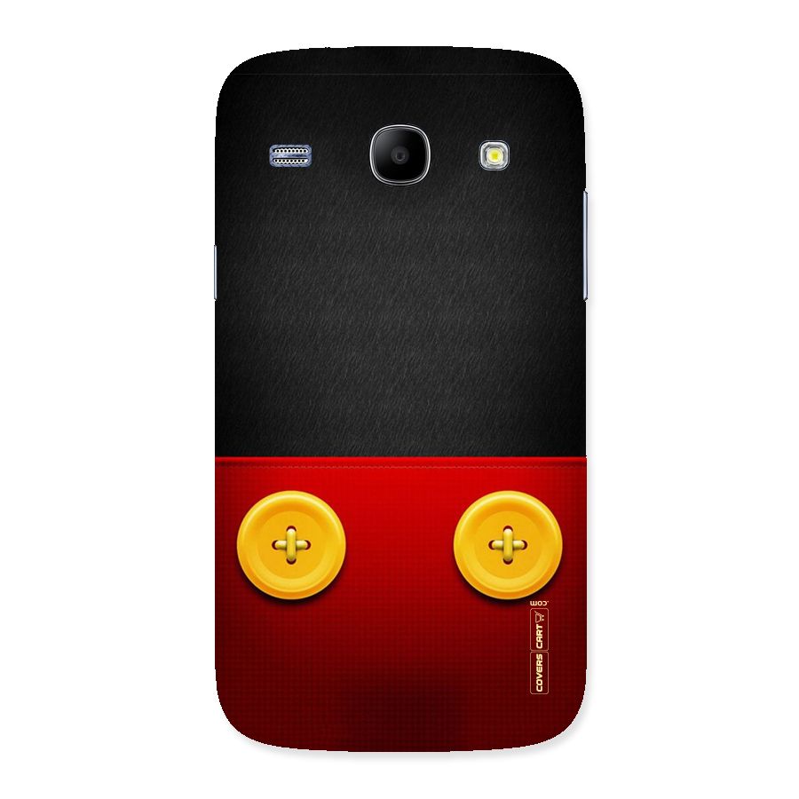 Yellow Button Back Case for Galaxy Core