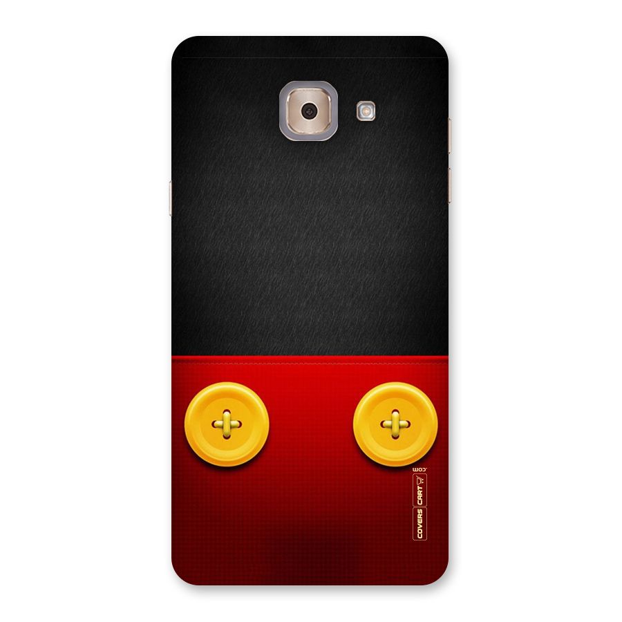 Yellow Button Back Case for Galaxy J7 Max
