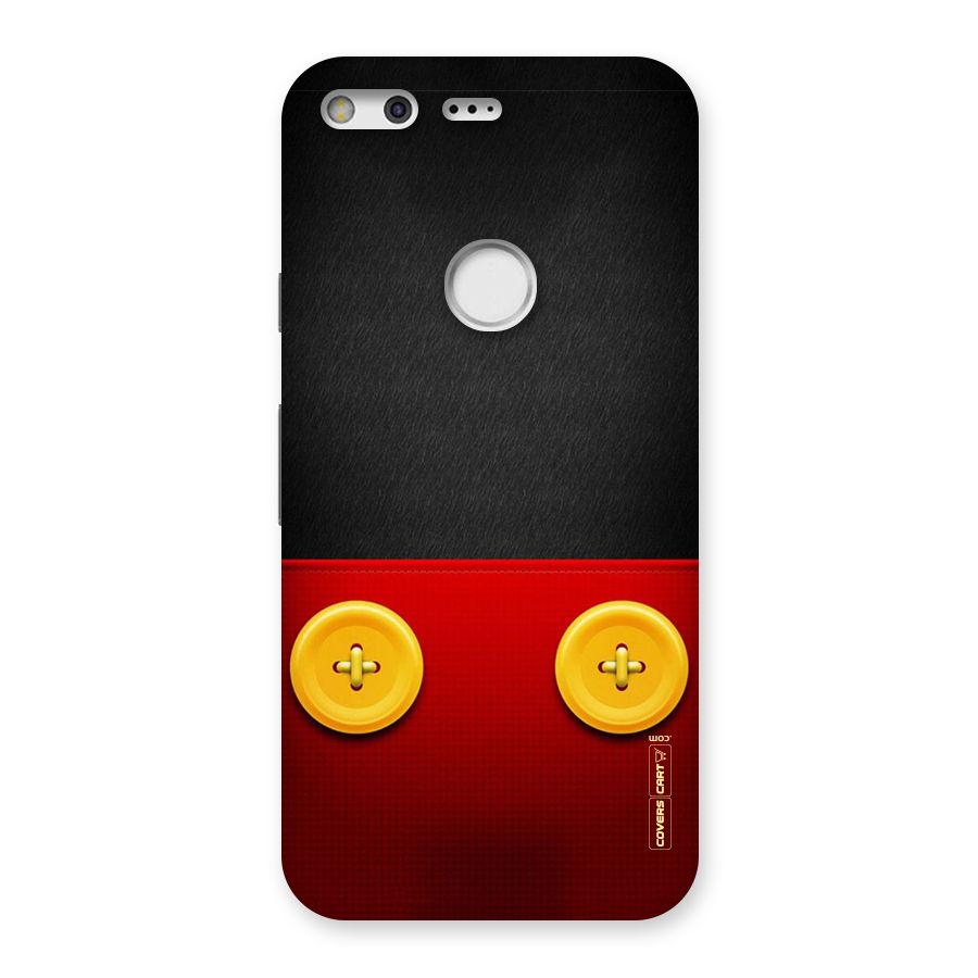 Yellow Button Back Case for Google Pixel
