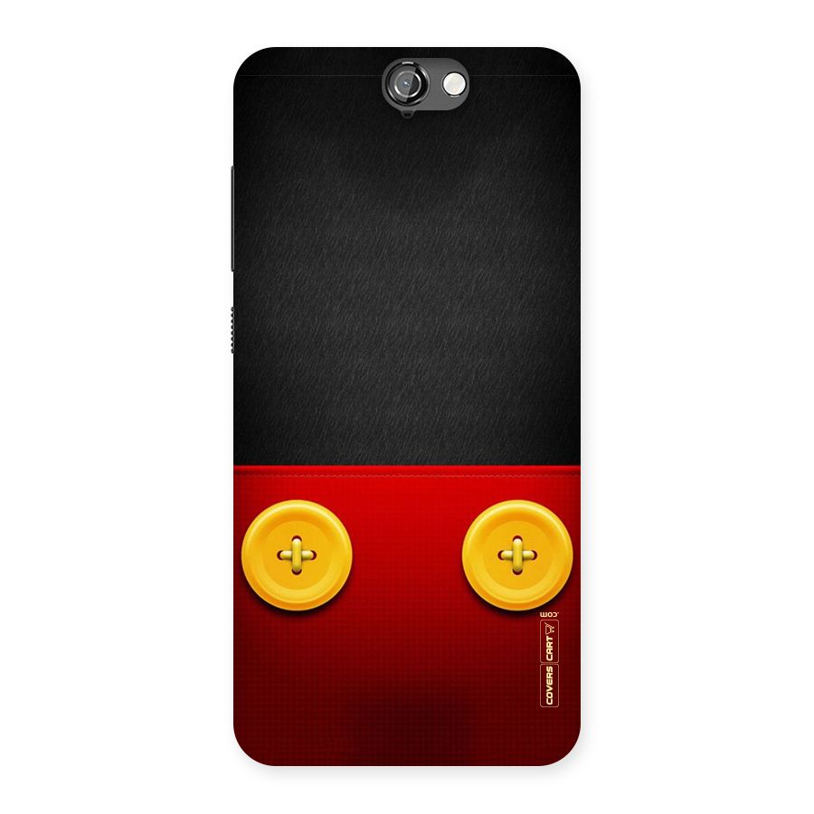 Yellow Button Back Case for HTC One A9