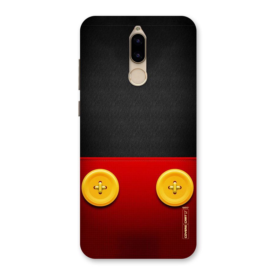 Yellow Button Back Case for Honor 9i