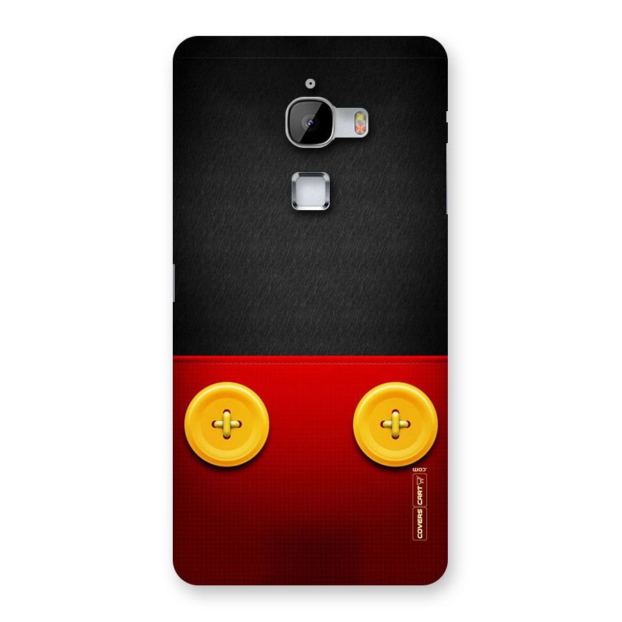 Yellow Button Back Case for LeTv Le Max