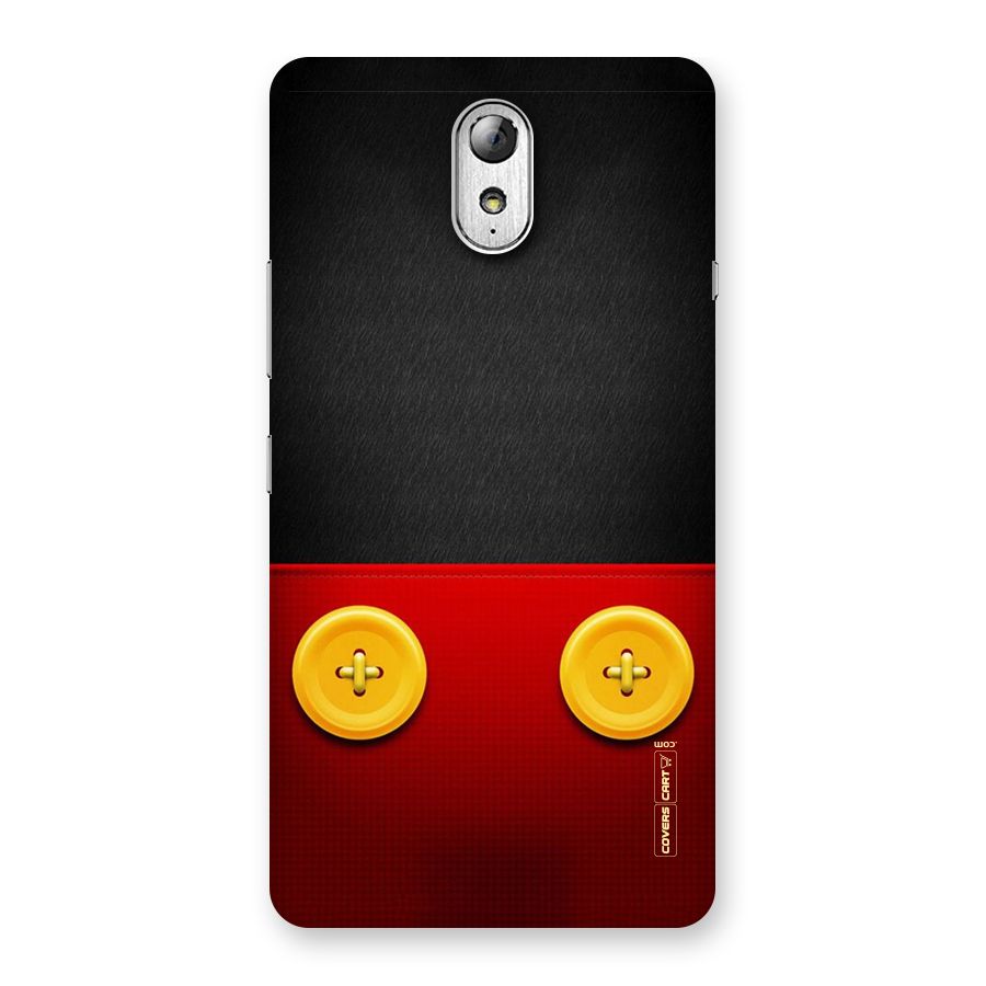 Yellow Button Back Case for Lenovo Vibe P1M