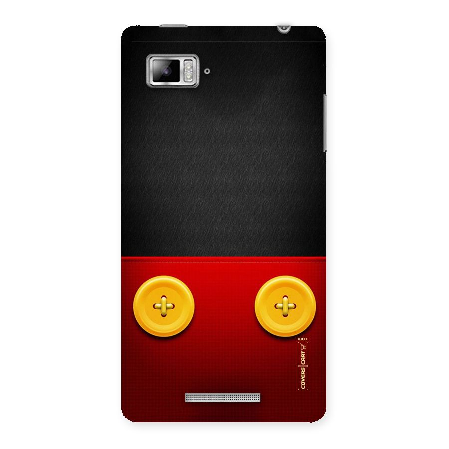 Yellow Button Back Case for Lenovo Vibe Z K910
