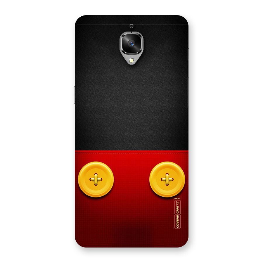 Yellow Button Back Case for OnePlus 3