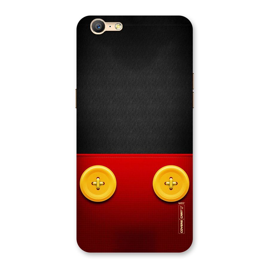 Yellow Button Back Case for Oppo A57