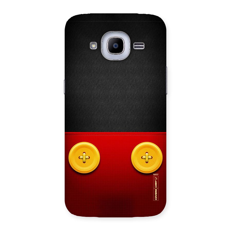 Yellow Button Back Case for Samsung Galaxy J2 Pro