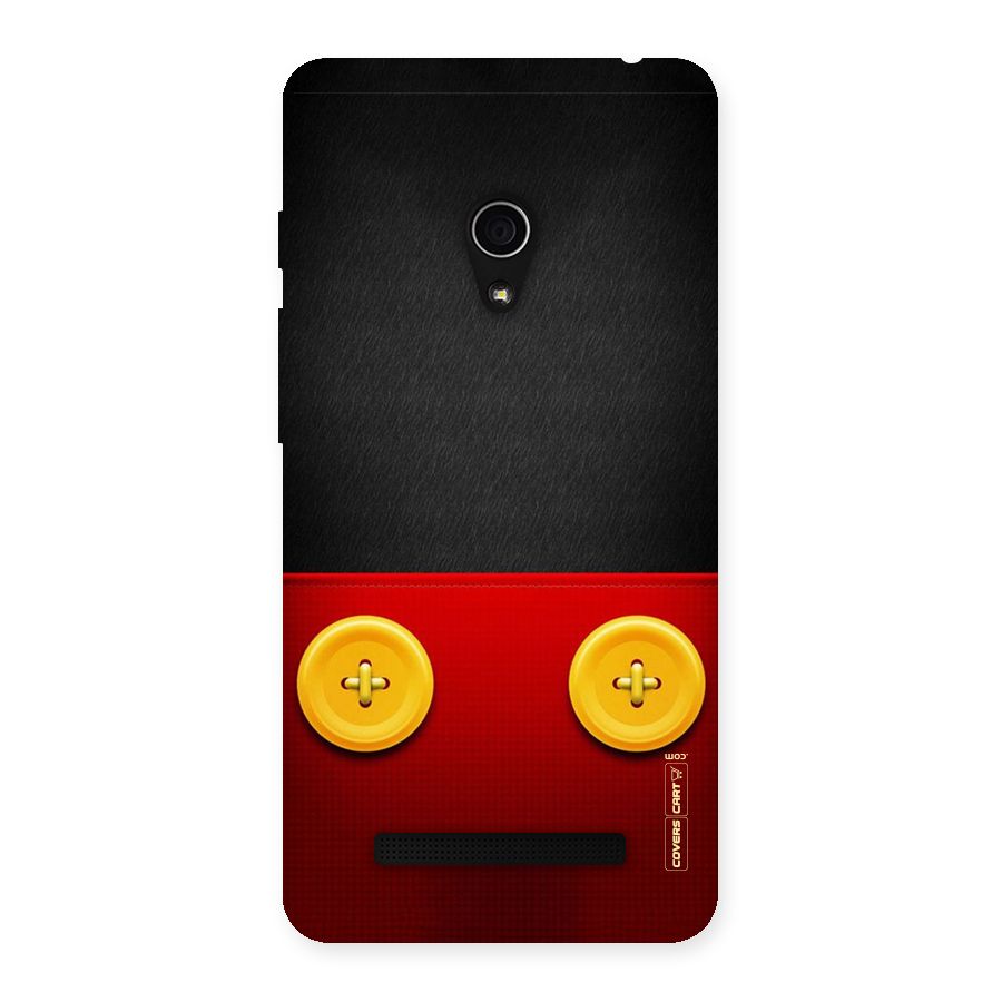 Yellow Button Back Case for Zenfone 5