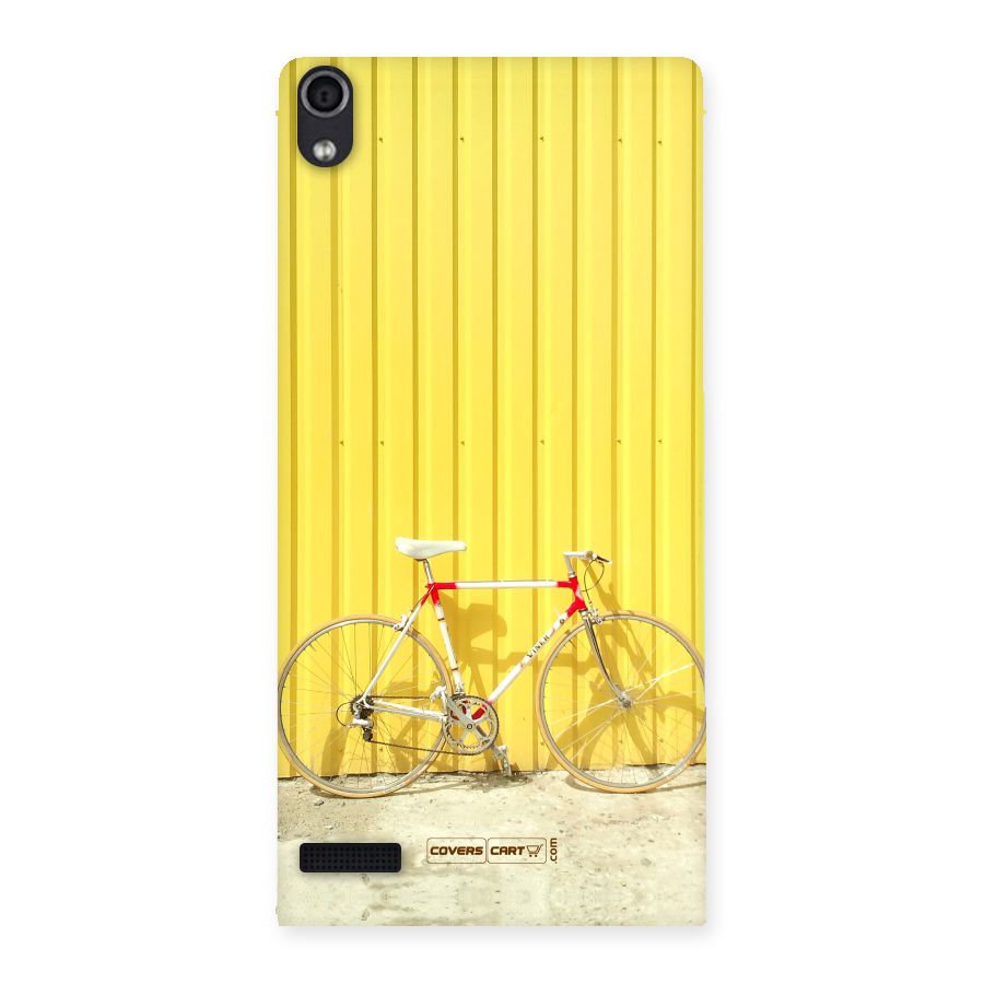 Yellow Cycle Classic Back Case for Ascend P6