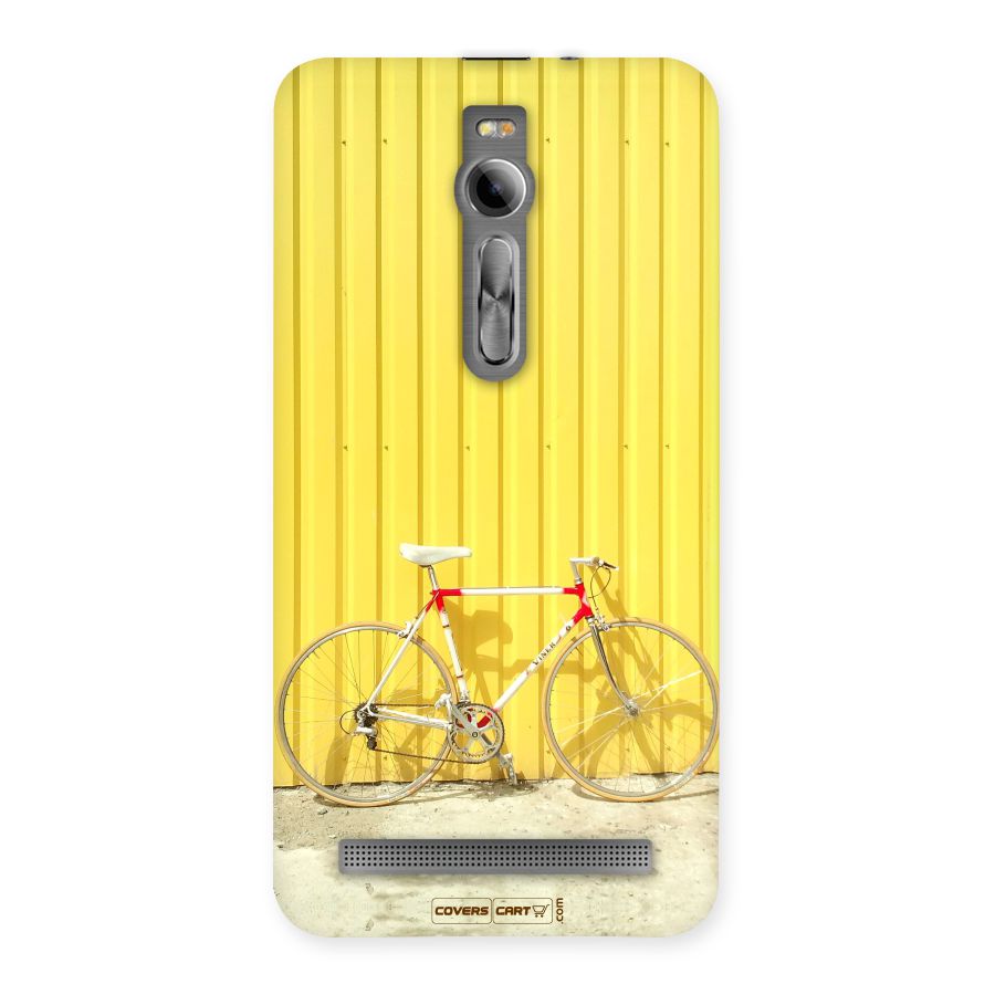 Yellow Cycle Classic Back Case for Asus Zenfone 2