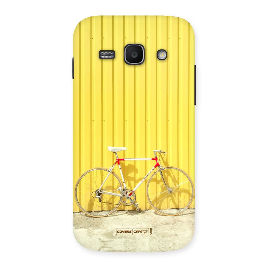 Yellow Cycle Classic Back Case for Galaxy Ace 3