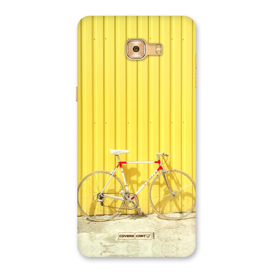 Yellow Cycle Classic Back Case for Galaxy C9 Pro