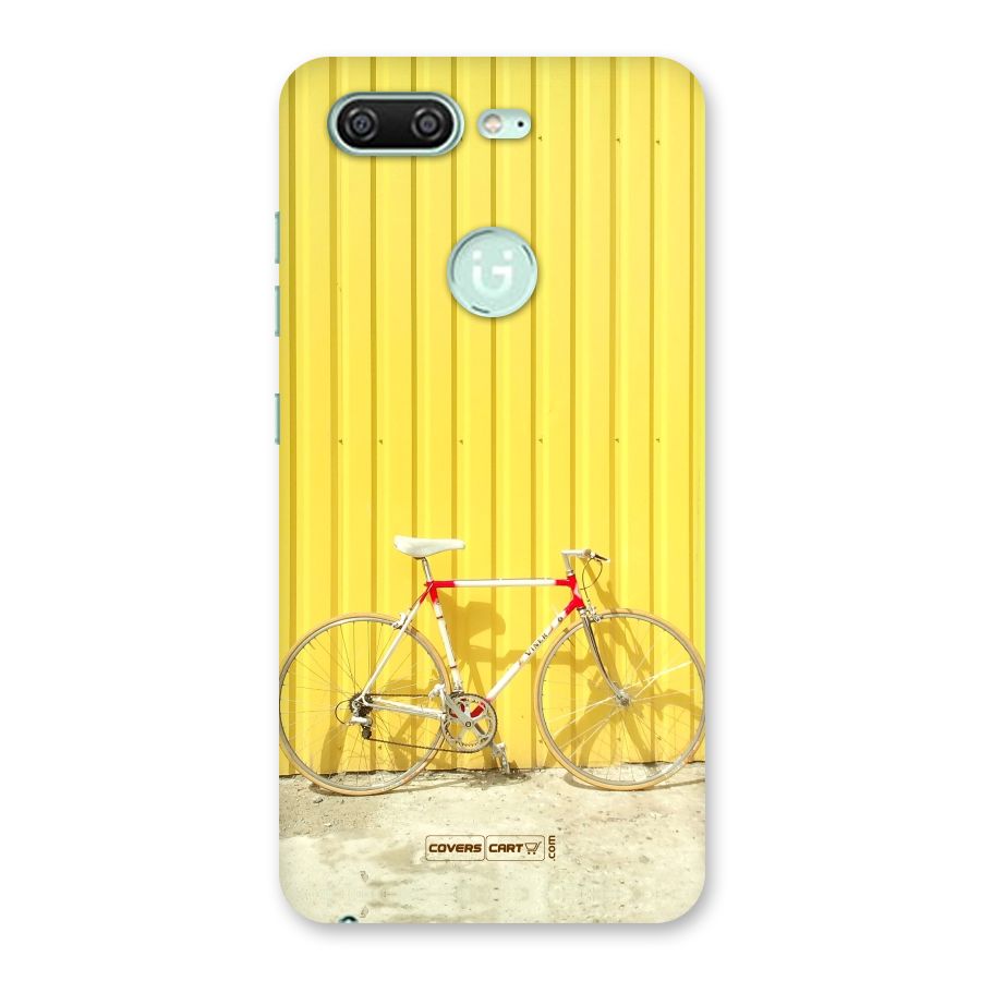 Yellow Cycle Classic Back Case for Gionee S10