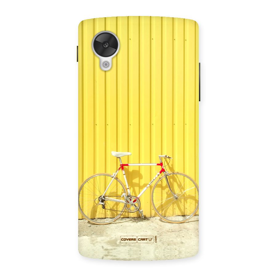 Yellow Cycle Classic Back Case for Google Nexsus 5