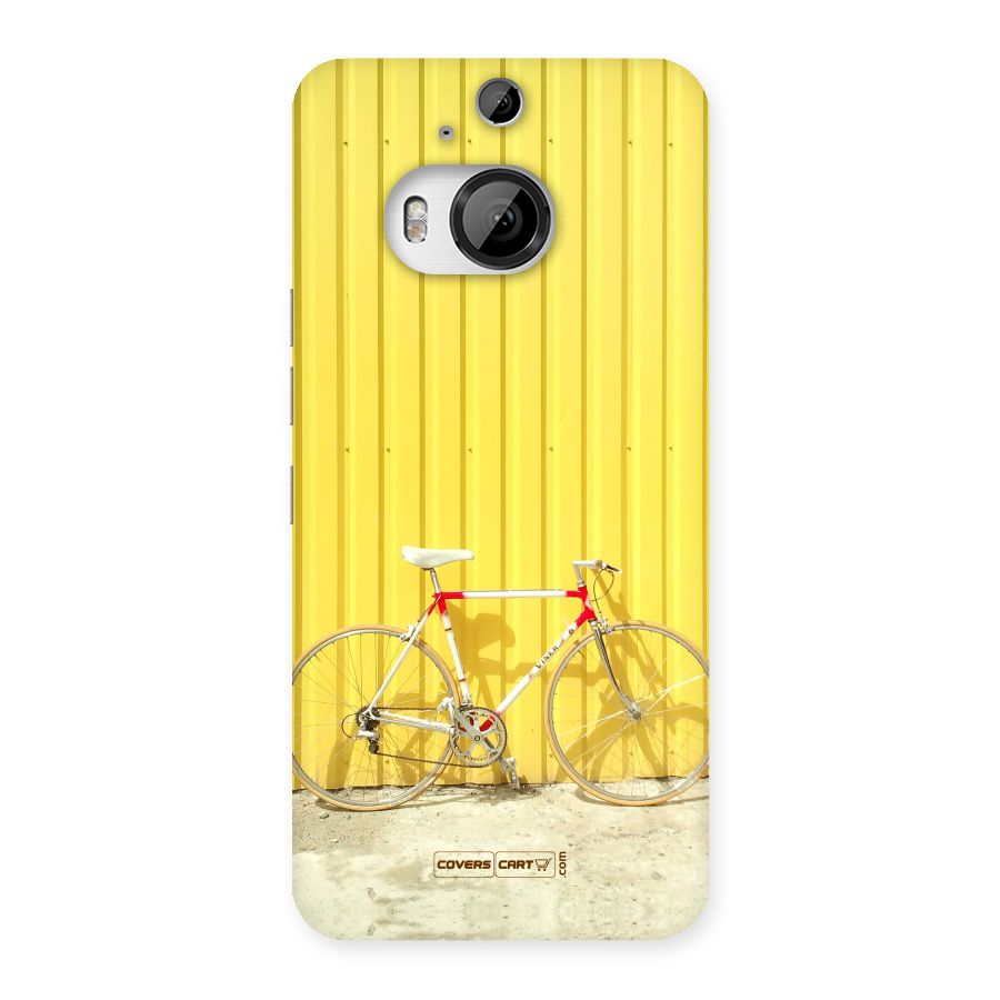 Yellow Cycle Classic Back Case for HTC One M9 Plus