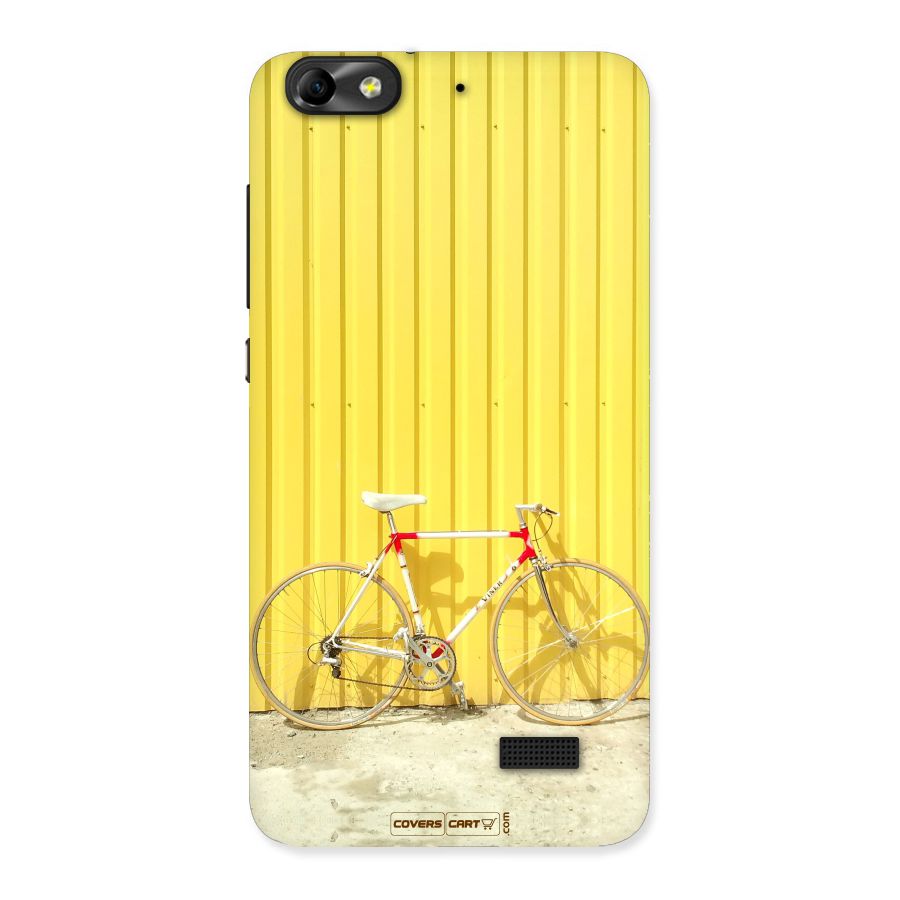 Yellow Cycle Classic Back Case for Honor 4C