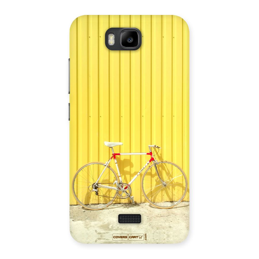 Yellow Cycle Classic Back Case for Honor Bee
