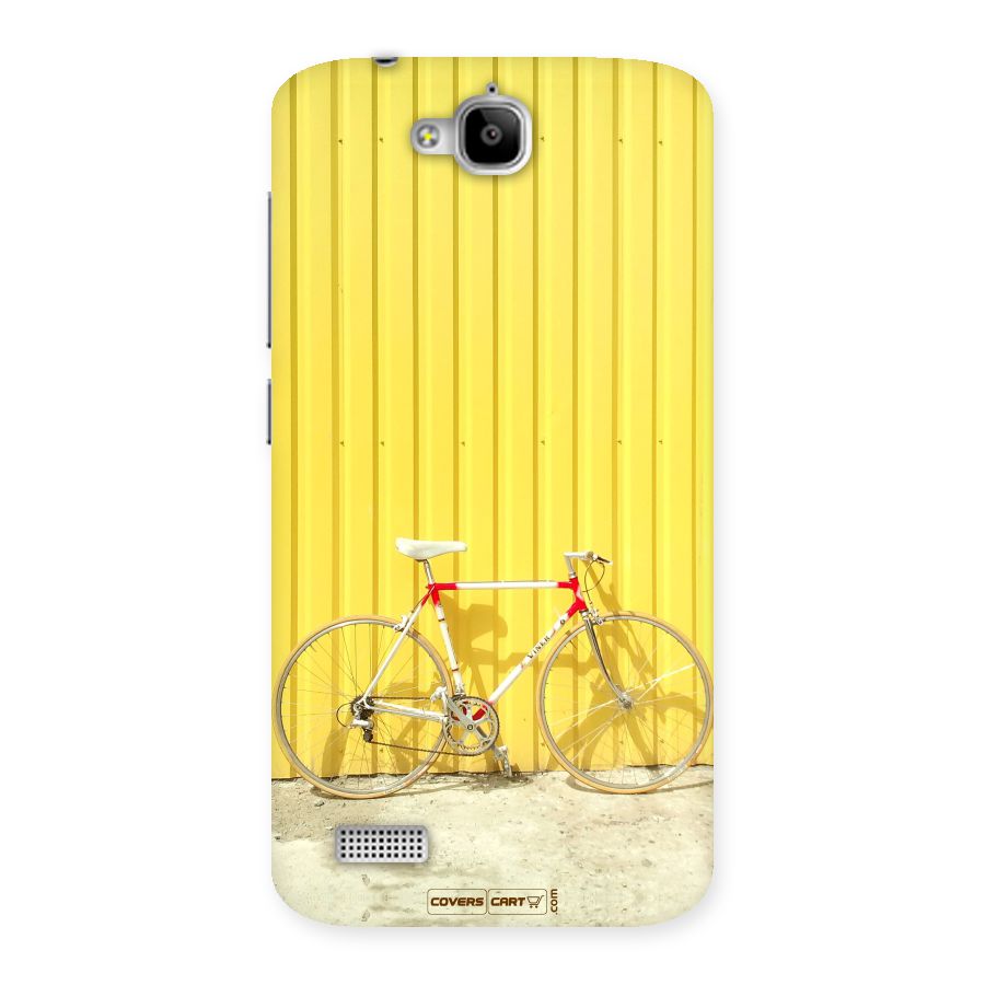Yellow Cycle Classic Back Case for Honor Holly