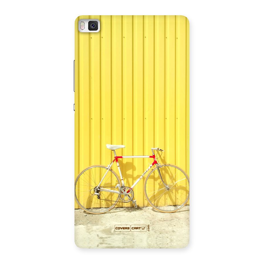 Yellow Cycle Classic Back Case for Huawei P8