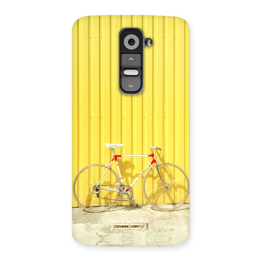 Yellow Cycle Classic Back Case for LG G2