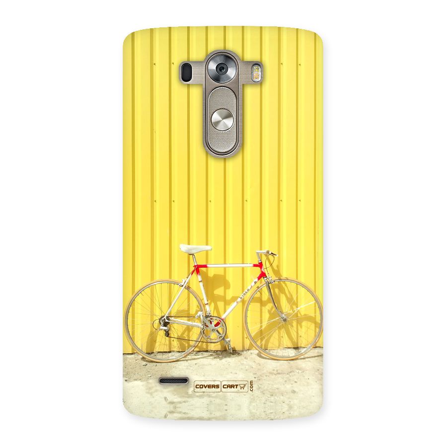 Yellow Cycle Classic Back Case for LG G3