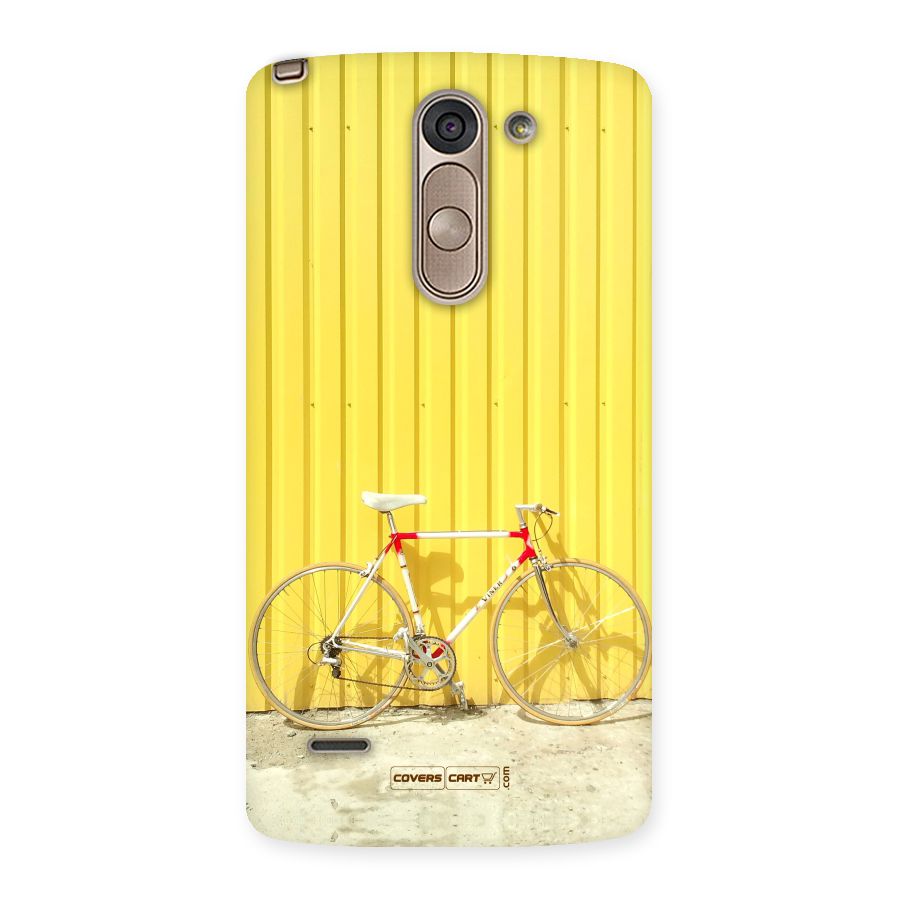 Yellow Cycle Classic Back Case for LG G3 Stylus
