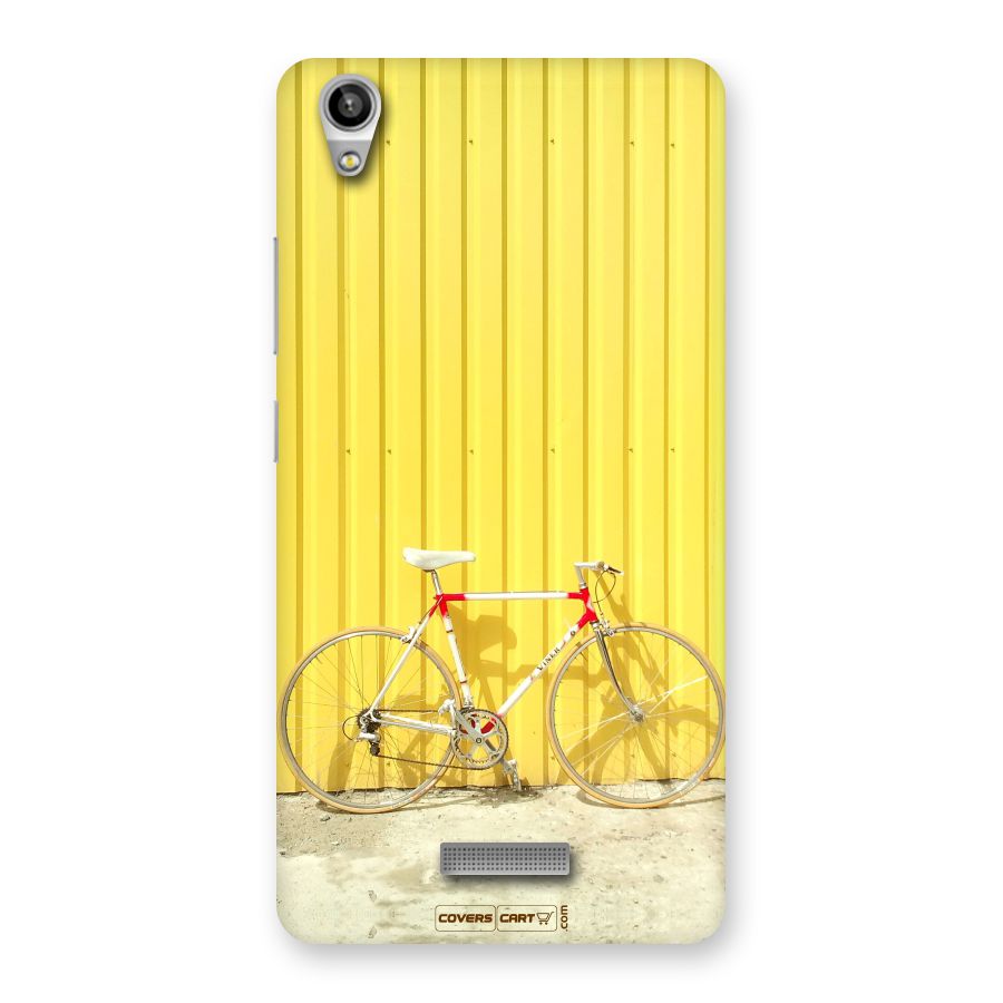 Yellow Cycle Classic Back Case for Lava-Pixel-V1