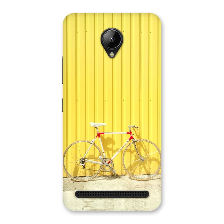 Yellow Cycle Classic Back Case for Lenovo C2