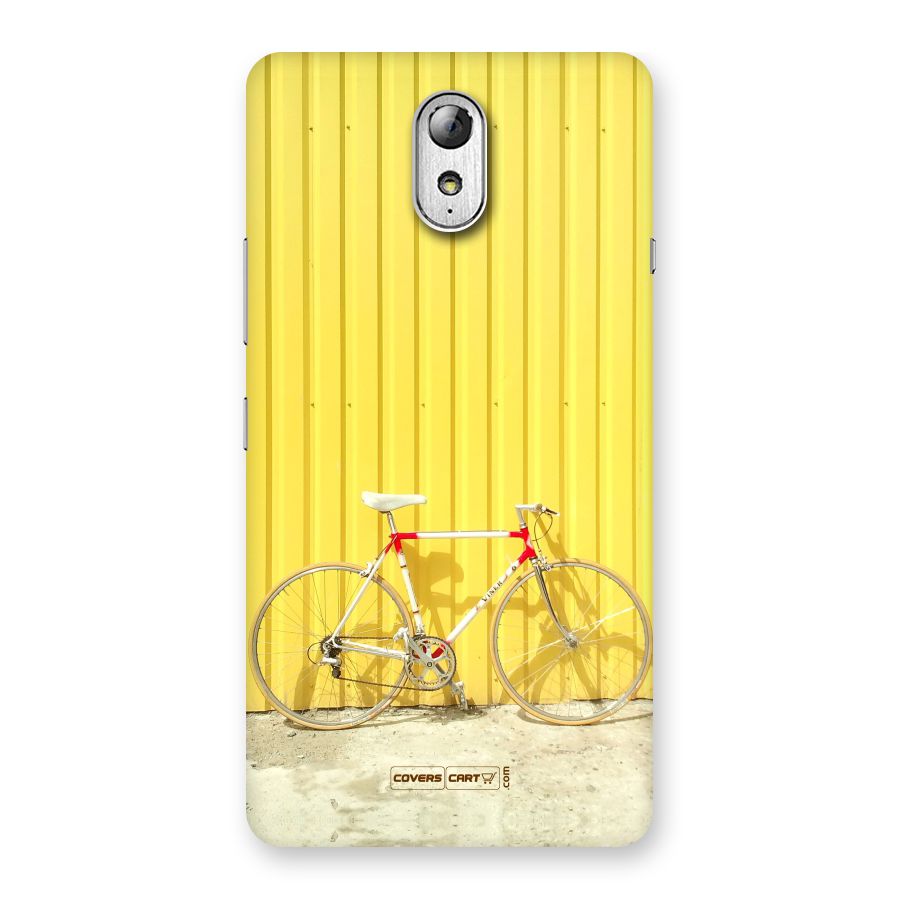 Yellow Cycle Classic Back Case for Lenovo Vibe P1M