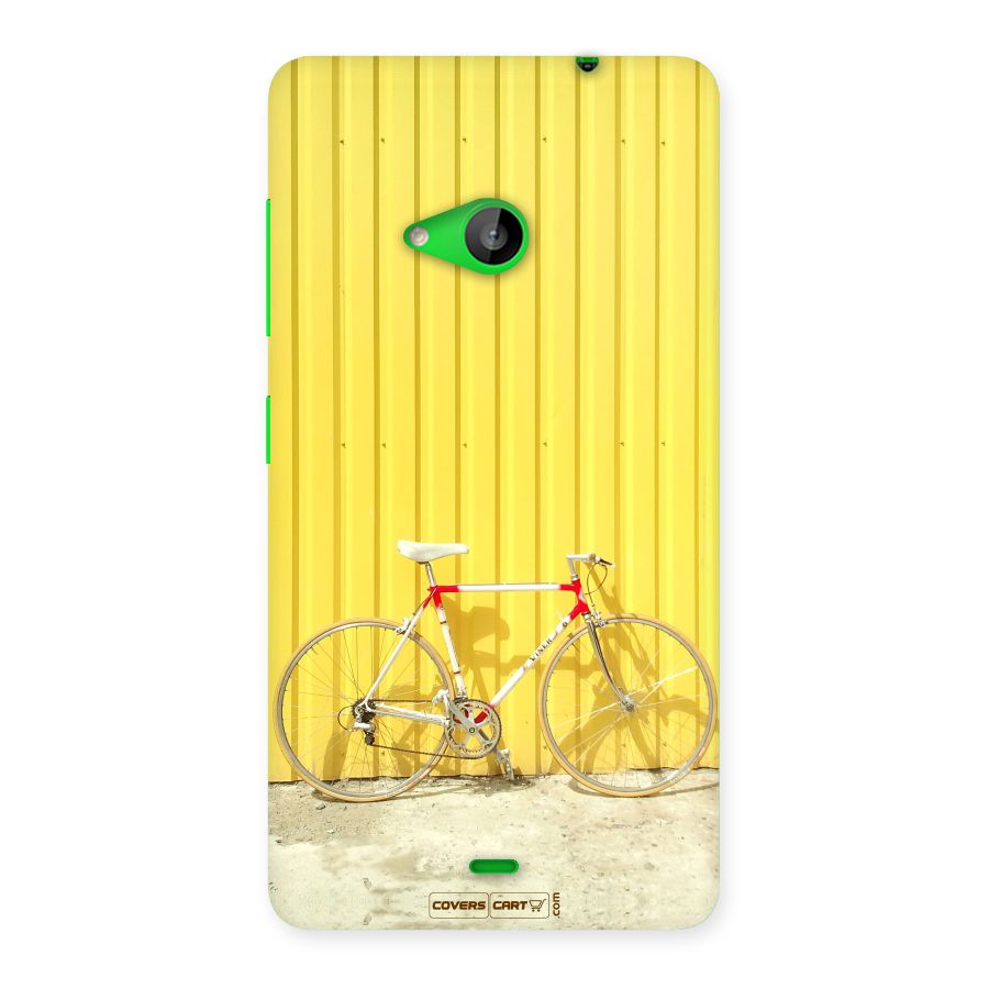 Yellow Cycle Classic Back Case for Lumia 535