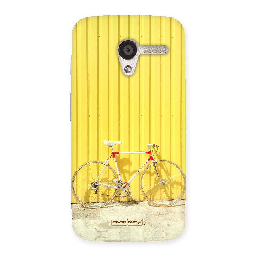 Yellow Cycle Classic Back Case for Moto X