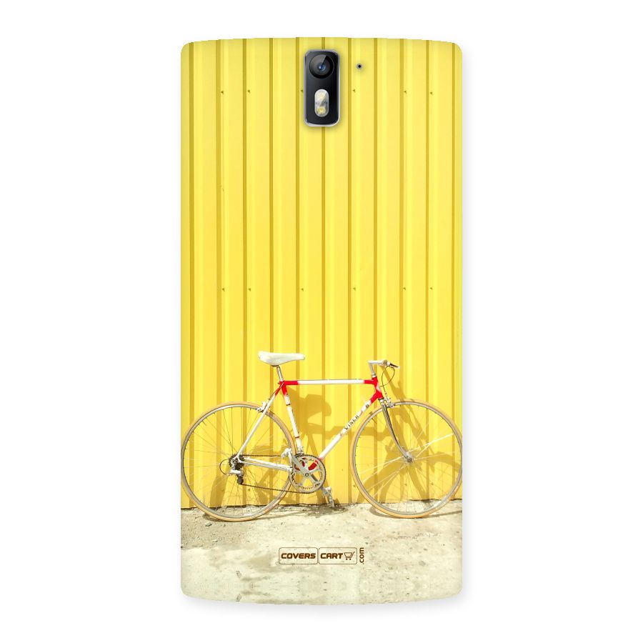 Yellow Cycle Classic Back Case for One Plus One