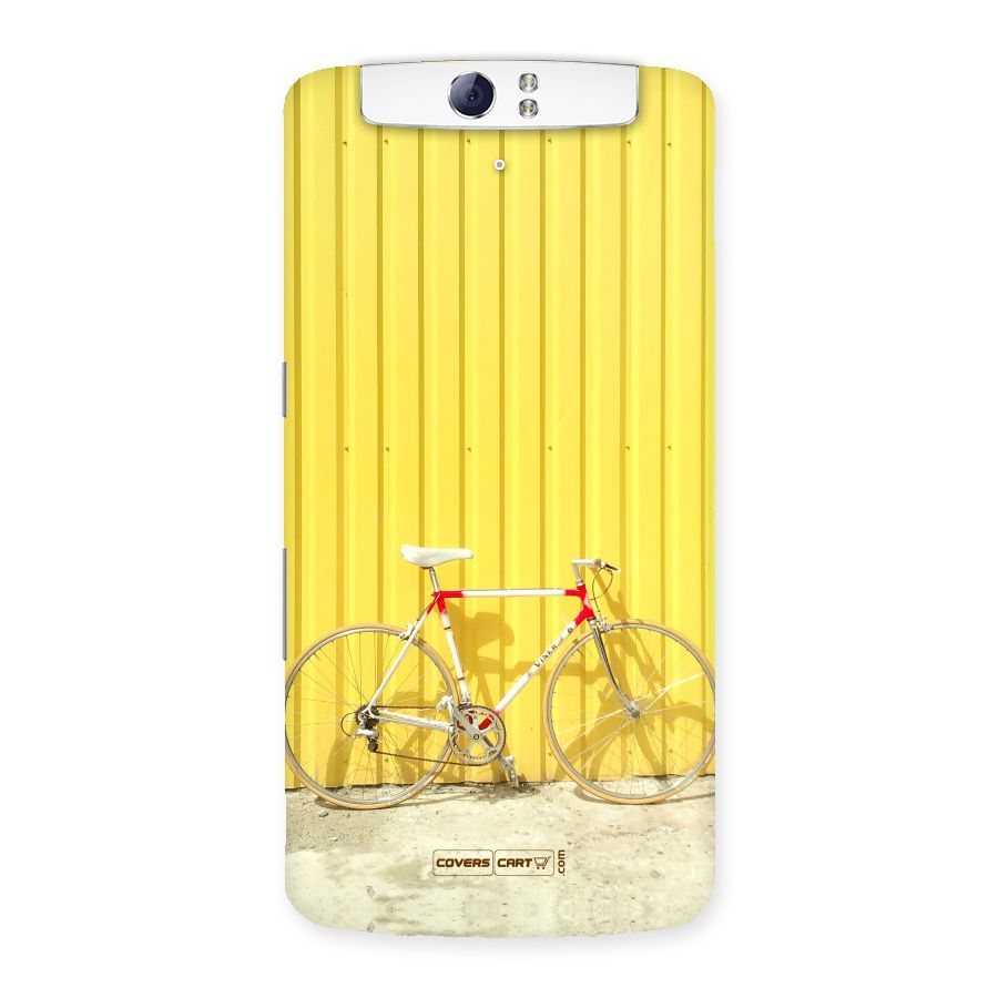 Yellow Cycle Classic Back Case for Oppo N1