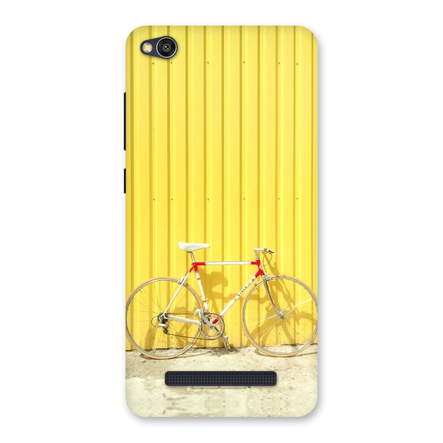 Yellow Cycle Classic Back Case for Redmi 4A