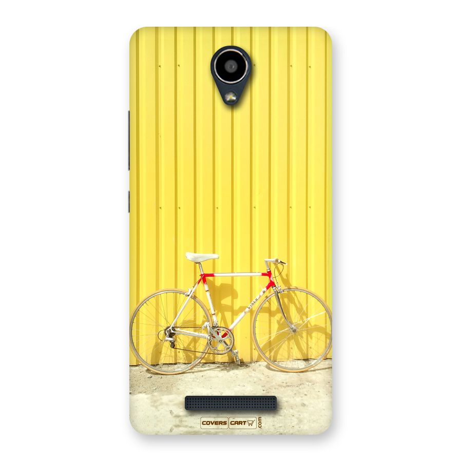 Yellow Cycle Classic Back Case for Redmi Note 2