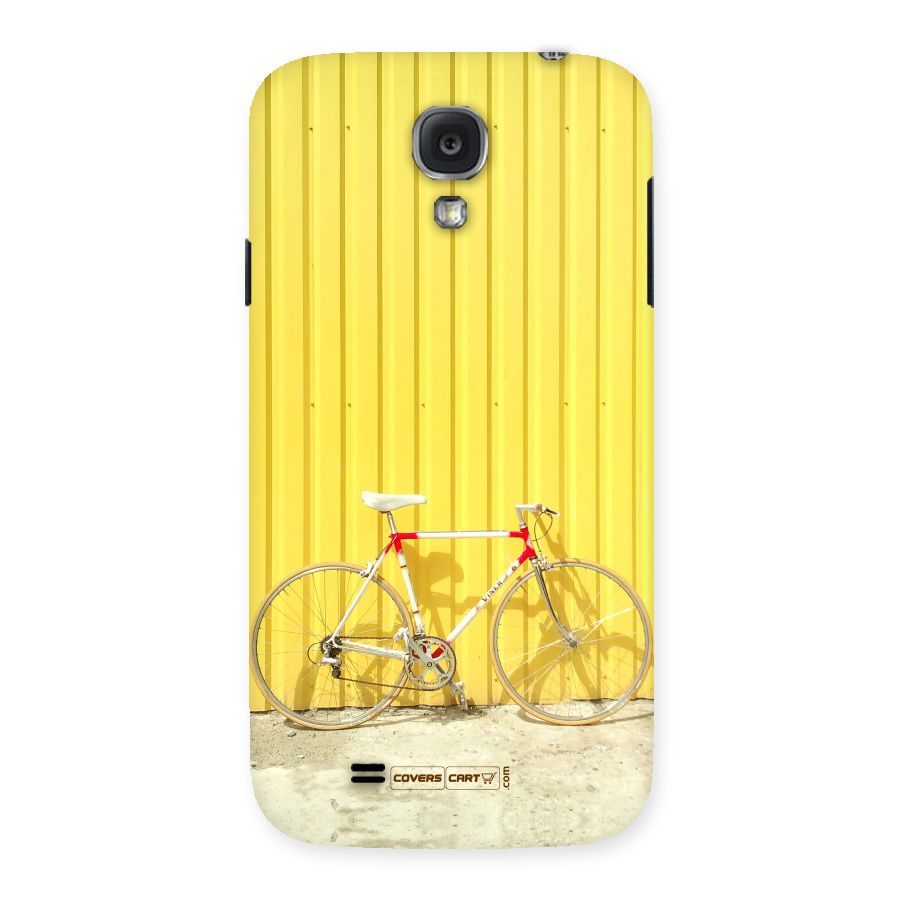 Yellow Cycle Classic Back Case for Samsung Galaxy S4