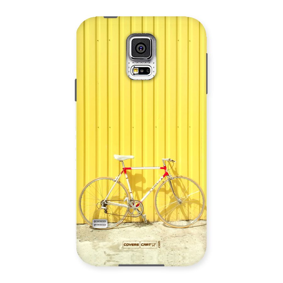 Yellow Cycle Classic Back Case for Samsung Galaxy S5